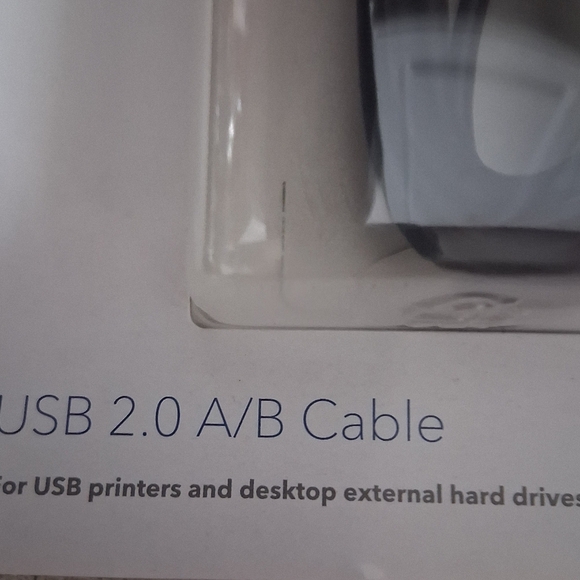 Insignia USB 2.0 A/B Cable - Picture 3 of 5